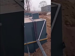 เหล็กกล้าคาร์บอนฝัง MBR อุปกรณ์บำบัดน้ำเสียครบวงจรโรงพยาบาลในประเทศ 10 ลบ.ม. / ชม