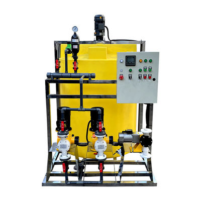 การบำบัดน้ำเสียอุปกรณ์จ่ายอัตโนมัติ Pac/Pam Polyaluminum Chloride Mixing