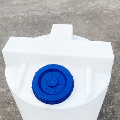 ถังจ่าย PE ด้านล่างกลมขนาด 100 ลิตร Pac / Pam การผสมสารน้ำเสียเคมี