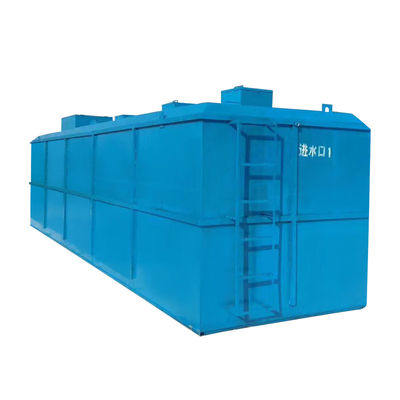 เหล็กคาร์บอนฝัง MBR อุปกรณ์บำบัดน้ำเสียแบบครบวงจรโรงพยาบาลในประเทศ 10m3 / H