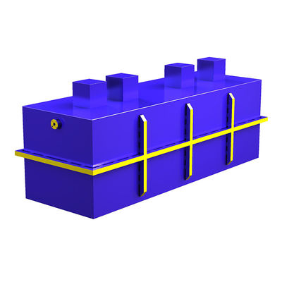 เหล็กคาร์บอนฝัง MBR อุปกรณ์บำบัดน้ำเสียแบบครบวงจรโรงพยาบาลในประเทศ 10m3 / H