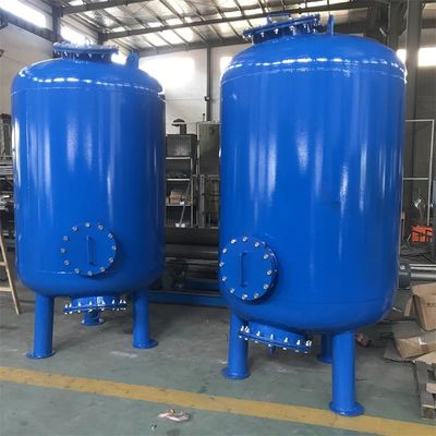 ตื้นควอตซ์ทรายถ่านกรองสแตนเลสกรองย้อนอัตโนมัติ