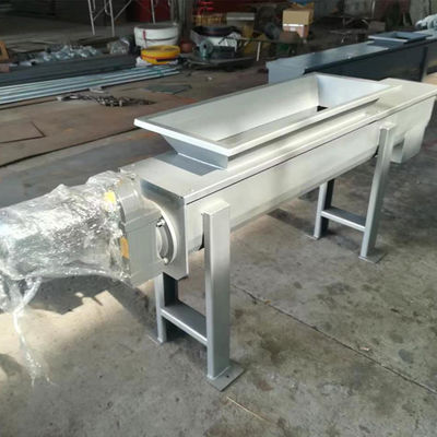 10t/h สกรูลำเลียงแบบไม่มีเพลา 304 สแตนเลสกากตะกอนและอุปกรณ์ลำเลียงขี้เถ้า