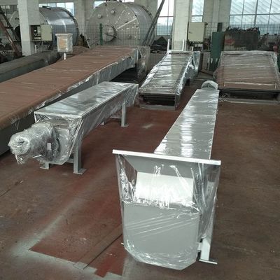 10t/h สกรูลำเลียงแบบไม่มีเพลา 304 สแตนเลสกากตะกอนและอุปกรณ์ลำเลียงขี้เถ้า