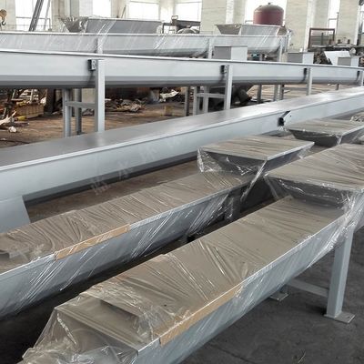 10t/h สกรูลำเลียงแบบไม่มีเพลา 304 สแตนเลสกากตะกอนและอุปกรณ์ลำเลียงขี้เถ้า