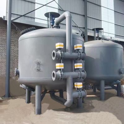 304 สแตนเลสกรองถ่านกัมมันต์อุปกรณ์บำบัดน้ำเสียอุตสาหกรรม 2T / H