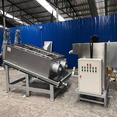 12m3 / H Spiral Sludge Dewatering Machine สแตนเลสถ่านหินเมือกตะกอน Dewatering