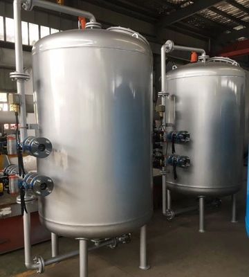 5m³ / H ตัวกรองทรายแมงกานีสเหล็กกล้าคาร์บอนน้ำใต้ดินการกำจัดแมงกานีสเหล็ก