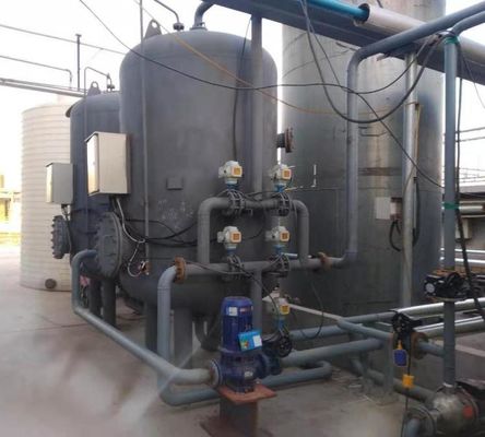 5m³ / H ตัวกรองทรายแมงกานีสเหล็กกล้าคาร์บอนน้ำใต้ดินการกำจัดแมงกานีสเหล็ก