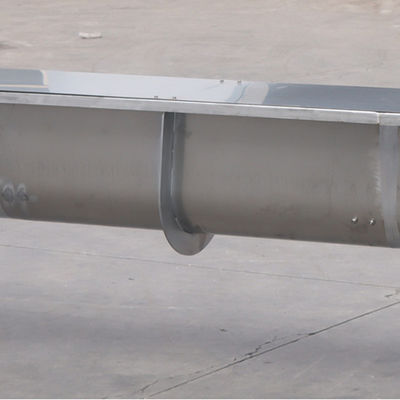 U Groove Shaftless Screw Conveyor Breeding โรงงานสิ่งทอ Sludge Spiral Conveyor