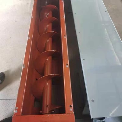 สกรูลำเลียงกากตะกอนเหล็กกล้าคาร์บอน ผงแห้ง สายพานลำเลียงเกลียวอุตสาหกรรม