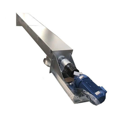 สกรูลำเลียงกากตะกอนเหล็กกล้าคาร์บอน ผงแห้ง สายพานลำเลียงเกลียวอุตสาหกรรม