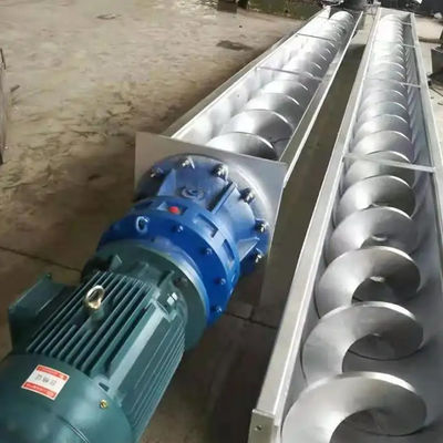 สกรูลำเลียงเม็ดเกลียวไร้เพลาสแตนเลส สว่านเกลียวซีเมนต์