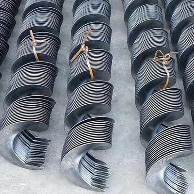 สกรูลำเลียงสแตนเลสแนวนอนเพลาคู่ 1,000 มม. สำหรับอุตสาหกรรมถ่านหิน