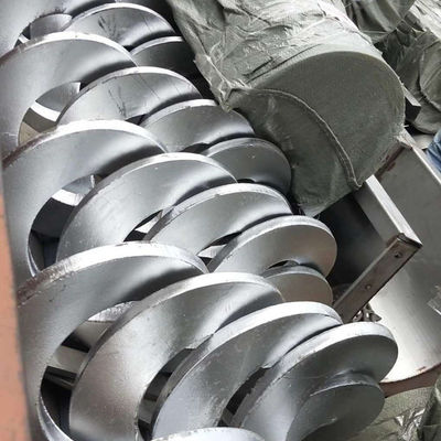 U Type Shaftless Sludge Powder Auger Screw Conveyor Machine SS316L 1-10t/h