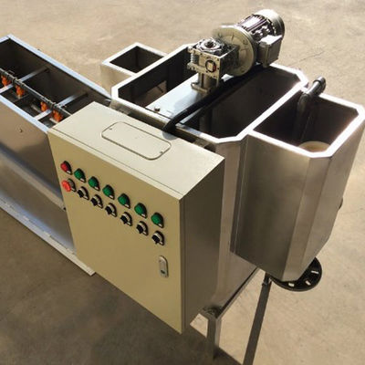 SS304/316 Screw Press Sludge Dewatering Machine 2.25kw Automatic Running