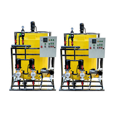เครื่องจ่ายสารตกตะกอนอัตโนมัติเต็มรูปแบบ PAM Dosing System Corrosion Proof 300L/H