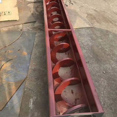 สกรูลำเลียงสแตนเลสแบบปรับความเร็วได้ Spiral Conveyor 12t/H