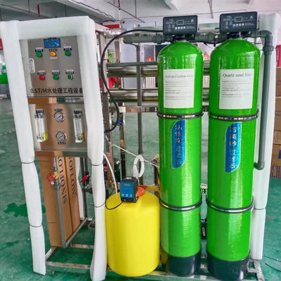 ISO9001 500lph เครื่องกรองน้ำระบบ Reverse Osmosis สำหรับดื่ม