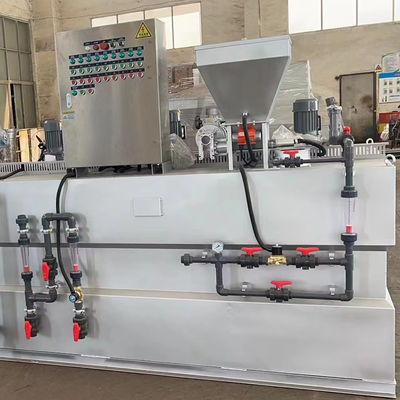 PAM โพลิเมอร์เคมีปูน ระบบการเติมประทานอัตโนมัติ สําหรับการบําบัดน้ําเสีย