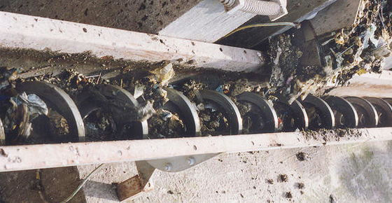 สายพานลำเลียงแบบสกรูเดี่ยวสำหรับโรงงานน้ำในเมือง