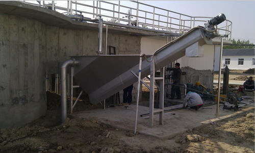 350mm Grit Separator น้ำเสีย 0.55Kw Cyclone Grit Separator