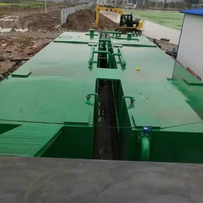 เครื่องบำบัดน้ำเสียแบบบูรณาการการแยกของเหลวที่เป็นของแข็ง