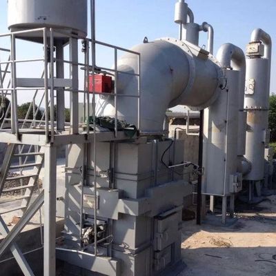 เตาเผาขยะในประเทศ 30Kw เตาเผาขยะแบบต่อเนื่อง Continuous