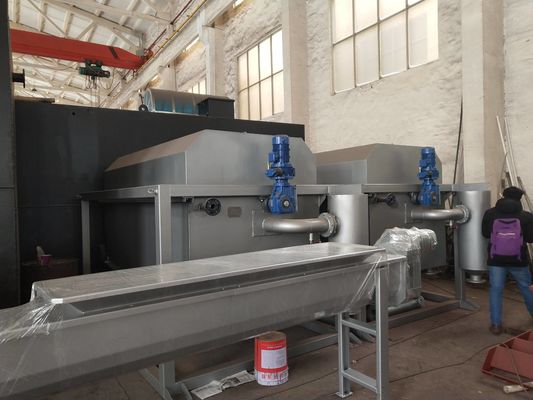 การเคลื่อนย้ายวงแหวนสกรูเพลาโรตารี่ดรัม Thickener Gravity Sludge Thickener 30m3 / H