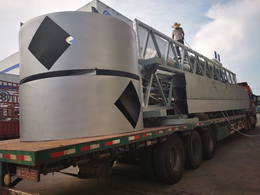 ระบบขูดตะกอนครึ่งสะพานพร้อมถังตกตะกอนรอง