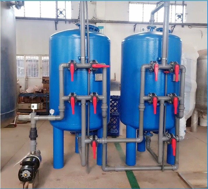 เหล็กกล้าคาร์บอนที่เปิดใช้งานคาร์บอน SS304 มัลติมีเดียกรองบำบัดน้ำรีเคลม