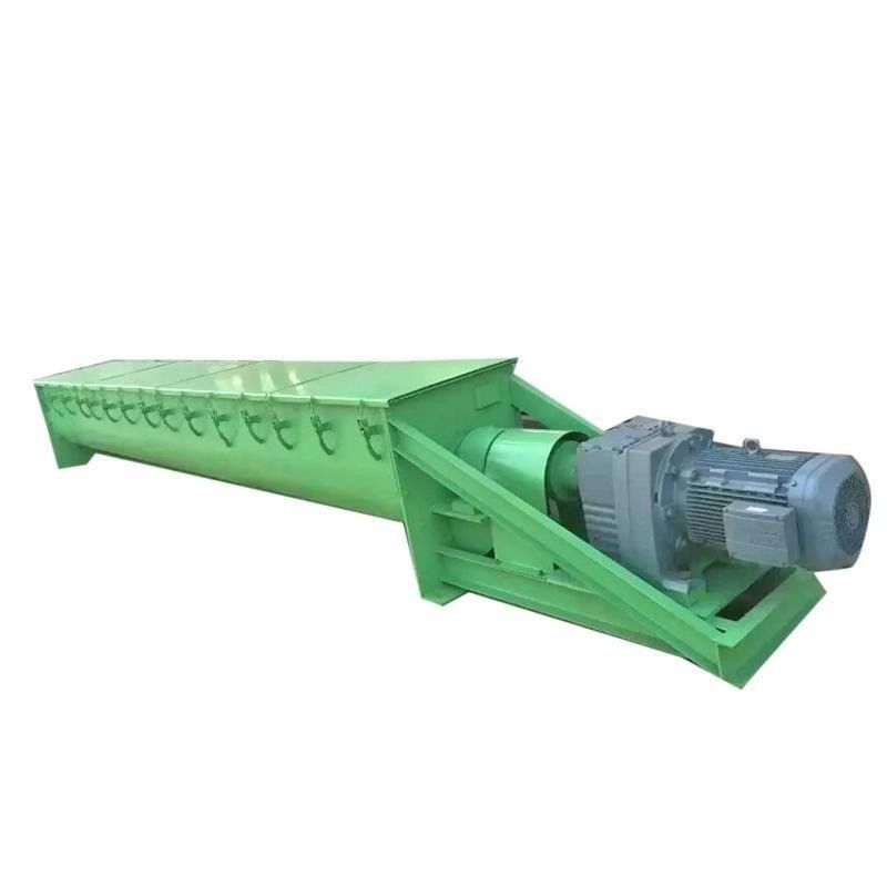 U Type Shaftless Sludge Powder Auger Screw Conveyor Machine SS316L 1-10t/h