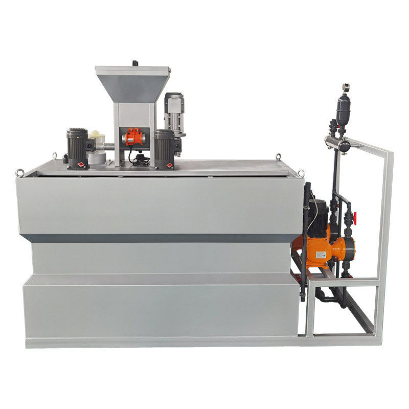 อุปกรณ์การจ่ายยาแบบผงแห้ง PAM/PAC สามห้องแบบบูรณาการ 4000L/H