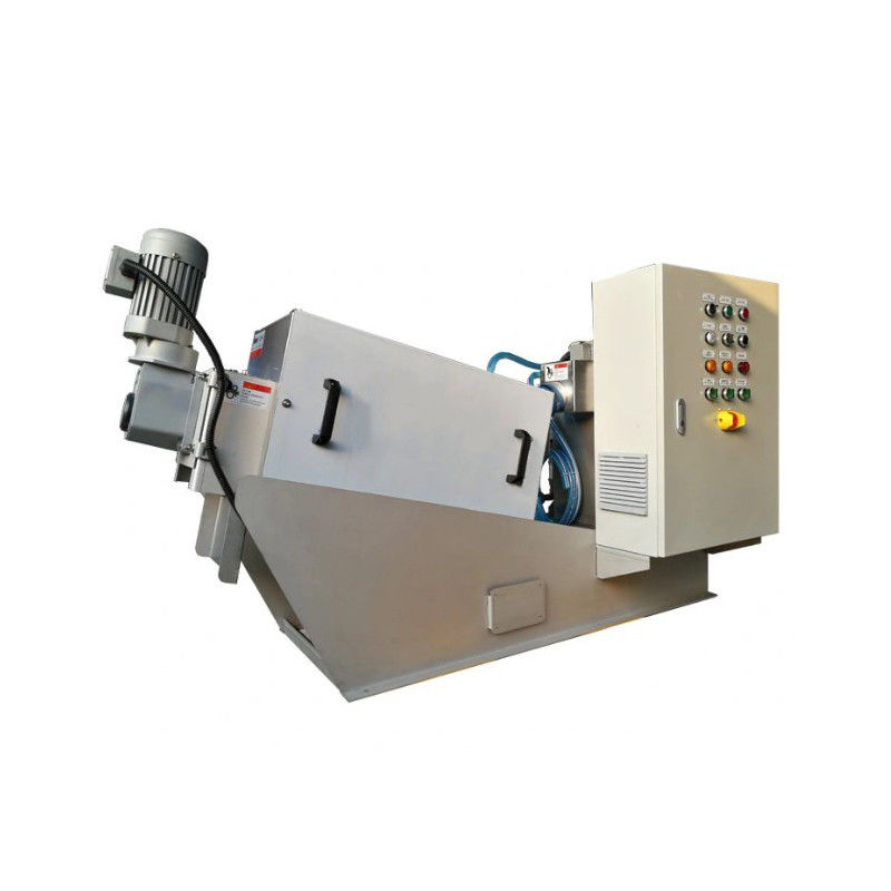 SS304/316 Screw Press Sludge Dewatering Machine 2.25kw Automatic Running