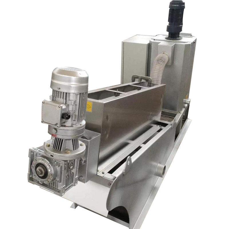 1-2500kgs / H Volute Sludge Dehydrator Multi Disk Screw กดเครื่องแยกกากตะกอน