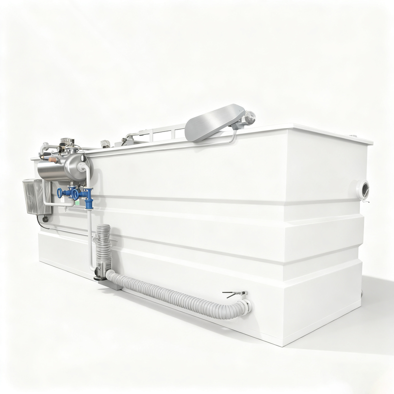 เครื่องลอยอากาศละลาย 1,000L-4000L สำหรับการบำบัดน้ำเสียจากการแปรรูปเนื้อสัตว์