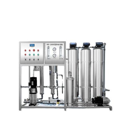 1T/H RO Reverse Osmosis Level5 อุปกรณ์บำบัดน้ำปราศจากไอออนสำหรับอุตสาหกรรม