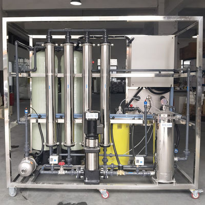 1T/H RO Reverse Osmosis Level5 อุปกรณ์บำบัดน้ำปราศจากไอออนสำหรับอุตสาหกรรม