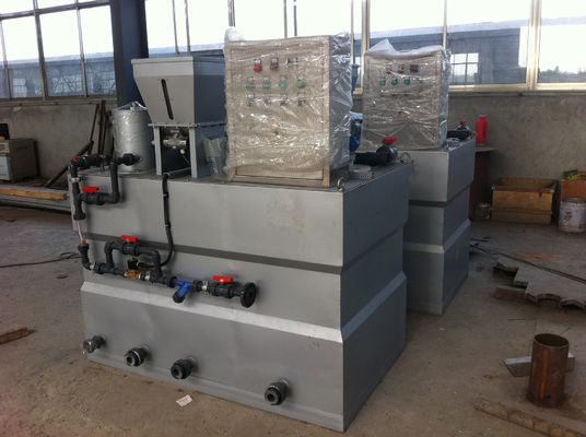 SS304 ระบบบำบัดน้ำเสียแบบรวม PAM อัตโนมัติ 1000l / H การบำบัดน้ำเสีย