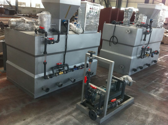 SS304 ระบบบำบัดน้ำเสียแบบรวม PAM อัตโนมัติ 1000l / H การบำบัดน้ำเสีย