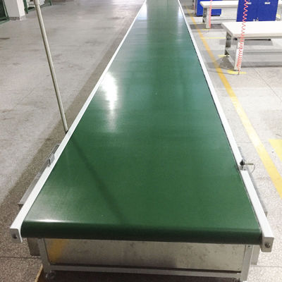 สายพานลำเลียง PVC แนวนอนอุตสาหกรรม สายพานลำเลียงโปรไฟล์อลูมิเนียมอัตโนมัติ
