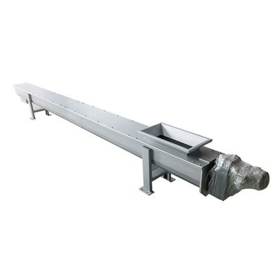 5t / h แนวนอนคาร์บอนเหล็กสกรูลำเลียงกากตะกอนเมล็ดพืชลำเลียงอุปกรณ์