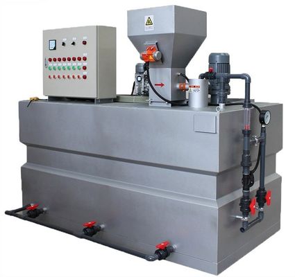 2000L/H PAM ระบบจ่ายยาอัตโนมัติ Chloride Flocculant Acid Base Dosing Equipment