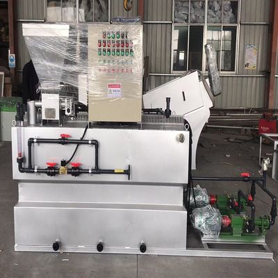 1500L/H แบบบูรณาการอัตโนมัติ Dosing Device PAC/PAM Chlorine Acid Alkali Dosing