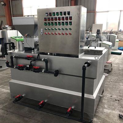 1500L/H แบบบูรณาการอัตโนมัติ Dosing Device PAC/PAM Chlorine Acid Alkali Dosing