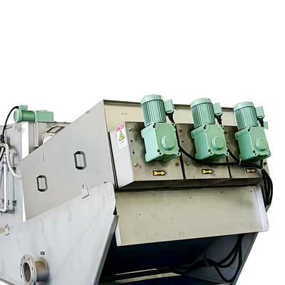 20m3 / H เกลียว Sludge Dewatering Machine ฟาร์มอุปกรณ์บำบัดกากตะกอนมูลสัตว์