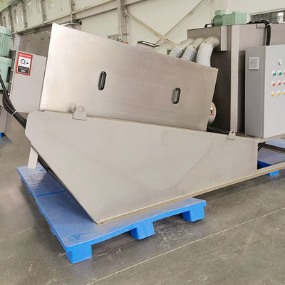 20m3 / H เกลียว Sludge Dewatering Machine ฟาร์มอุปกรณ์บำบัดกากตะกอนมูลสัตว์