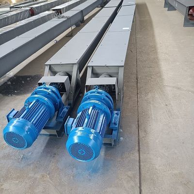 3m3 / h U ชนิดเหล็กคาร์บอน shaftless สกรูลำเลียงอาหารกากตะกอนเพลาเกลียวสายพานลำเลียง