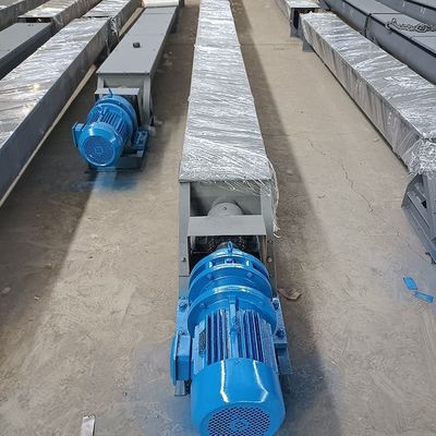 3m3 / h U ชนิดเหล็กคาร์บอน shaftless สกรูลำเลียงอาหารกากตะกอนเพลาเกลียวสายพานลำเลียง