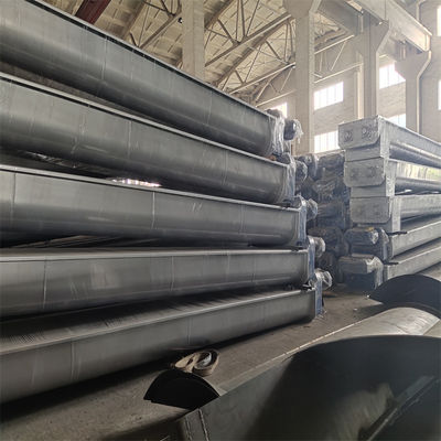 โรงงานบำบัดน้ำเสีย Shaftless Spiral Conveyor Grid อุปกรณ์ลำเลียงสารตกค้าง